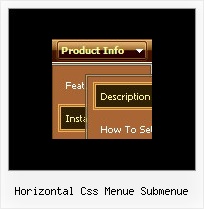 Horizontal Css Menue Submenue Tree Menu Gross