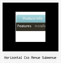 Horizontal Css Menue Submenue Spry Menue Fuer Ebay