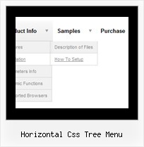 Horizontal Css Tree Menu Php Fusion Dhtml Menu