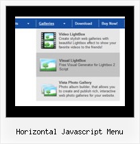 Horizontal Javascript Menu Tasten Spielen