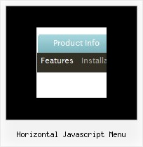 Horizontal Javascript Menu Tab Menue Mit Grafiken