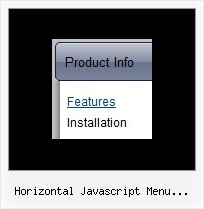 Horizontal Javascript Menu Purchase Kaufen Onmouseover Mehrfache Menues