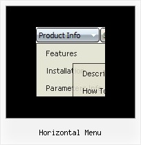 Horizontal Menu Css Menu Tree Verschiebbar