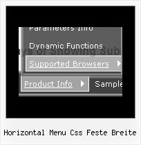 Horizontal Menu Css Feste Breite Frontpage Html Menue