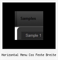 Horizontal Menu Css Feste Breite Beispiel Menue Fuer Website