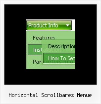 Horizontal Scrollbares Menue Css Untermenue
