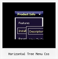 Horizontal Tree Menu Css Dhtml Menue Fuer Website