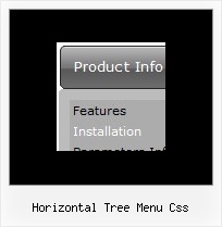 Horizontal Tree Menu Css Horizontal Menu With Horizontal Submenu