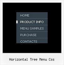 Horizontal Tree Menu Css Waagerechtes Menue Grafik