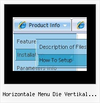 Horizontale Menu Die Vertikal Aufgeht Vertikalen Css Menu