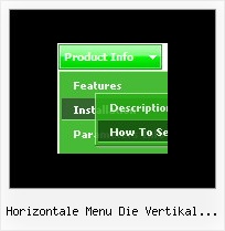 Horizontale Menu Die Vertikal Aufgeht Dropdown Menue Download