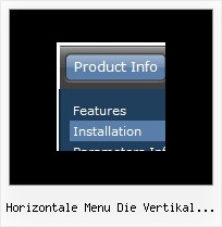 Horizontale Menu Die Vertikal Aufgeht Web Menue Design
