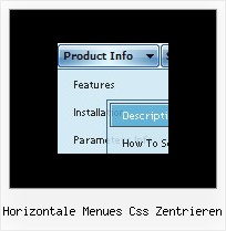 Horizontale Menues Css Zentrieren Menues Flotantes