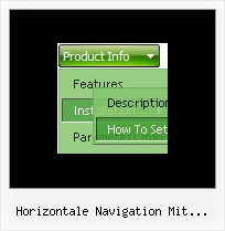 Horizontale Navigation Mit Submenues Javascript Beweglichen Menue