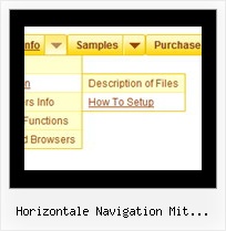 Horizontale Navigation Mit Submenues Javascrpit Menu