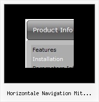 Horizontale Navigation Mit Submenues Java Rollover Menue