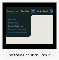 Horizontales Dhtml Menue Erweiterbare Drop Down Menue Generatoren