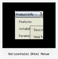 Horizontales Dhtml Menue Javascript Dynamisches Tab Menue