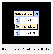 Horizontales Dhtml Menue Muster Vertical Tree Css