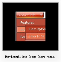 Horizontales Drop Down Menue Radio Gifs