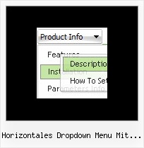 Horizontales Dropdown Menu Mit Bildern Spry Menu Vertical Submenu Einfuegen