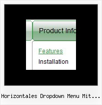 Horizontales Dropdown Menu Mit Bildern Menue Oeffnen Bei Mousover