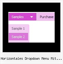 Horizontales Dropdown Menu Mit Bildern Ajax Menue Effekte