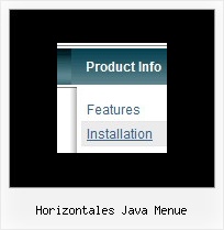 Horizontales Java Menue Javascribt Menue