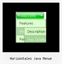 Horizontales Java Menue Menue Durchsichtig Vista