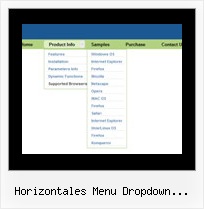 Horizontales Menu Dropdown Javascript Consolen Menue Xp