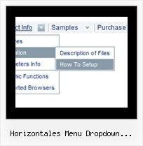 Horizontales Menu Dropdown Javascript Dynamische Vertikale Menus Css