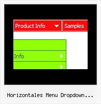 Horizontales Menu Dropdown Javascript Office Menu Icons