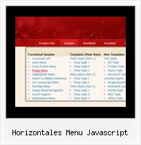 Horizontales Menu Javascript Css Menue Mit Bullets