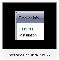 Horizontales Menu Mit Horizontalem Submenu Html Vertikalen Menue
