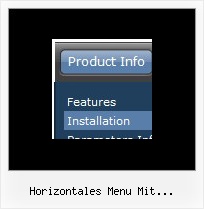 Horizontales Menu Mit Horizontalem Submenu Javascript Navigationsleiste