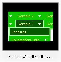 Horizontales Menu Mit Horizontalem Submenu Dhtml Add Menue