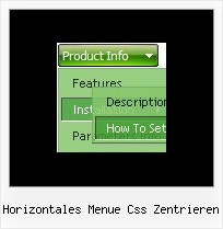 Horizontales Menue Css Zentrieren Spry Menue Im Frameset