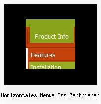 Horizontales Menue Css Zentrieren Tasten Generator