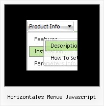 Horizontales Menue Javascript Beispiele Dropdown Menue