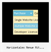Horizontales Menue Mit Horizontalem Submenue Submenues Mit Html