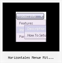 Horizontales Menue Mit Horizontalem Submenue Css Untermenue Generator Free