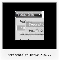 Horizontales Menue Mit Horizontalem Submenue Rollover Menu Vertical In Joomla
