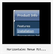 Horizontales Menue Mit Horizontalem Submenue Menu Mit Senkrechter Schrift In Css