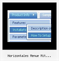 Horizontales Menue Mit Horizontalem Submenue Script