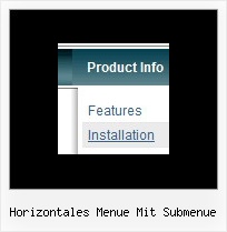 Horizontales Menue Mit Submenue Multiflex 3 Menue Farbe Aendern