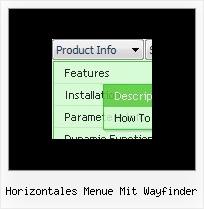 Horizontales Menue Mit Wayfinder Pop Up Menue Html