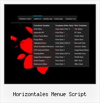 Horizontales Menue Script Java Menues Mit Css Formatieren