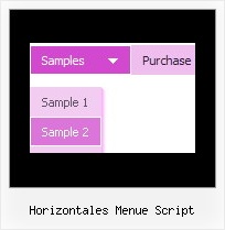 Horizontales Menue Script Xp Schmale Menueleisten