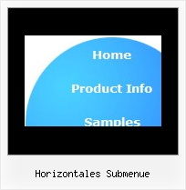 Horizontales Submenue Dropdownmenue Namo