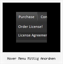 Hover Menu Mittig Anordnen Menues In Frontpage